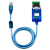 宇泰USB转485/422串口线工业级串口RS485转USB通讯转换器 UT-850N