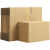 重安盛鼎 邮政快递纸箱 工厂打包发货搬家纸箱 三层高档6号（260*150*180mm）十个