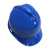 黄山 安全帽工地 国标领导安全头盔透气V型ABS建筑施工HS-05X 白色 1顶