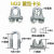 镀锌钢丝绳卡头夹头U型夹绳扣卡扣扎头锁扣紧绳器M8M10M12M16M18 M22