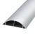 冰禹 BYA-06 铝合金弧形地板线槽地槽 地面布线走线穿线槽 8号（长1米）