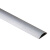 纳仕徳 FJ109 铝合金半圆弧形线槽明装地面防踩线槽自粘 6号（放8根网线）1米