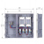 TIANYE 成套配电箱控制箱电表箱强电分线箱 单相双表箱配电箱PXT