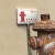 定制不锈钢烤漆标识牌室外消火栓提示牌单立柱警示牌插地式标示牌 浅灰色 40x30cm