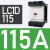 交流接触器220V LC1D 09 18电梯110V三相380V24v直流Lcid50 LC1D115 115A AC24V