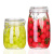 HKNA玻璃密封罐泡百香果蜂蜜柠檬分装瓶玻璃瓶子糖罐果酱瓶罐头瓶 圆形500mL+750mL
