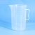 刻度杯 塑料烧杯 实验室器皿 塑料量杯 2000ML 2个 1000mL2个 BY2019