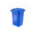 德航永汇 环卫街道塑料小区物业垃圾桶 无轮 单位：个 蓝色 DH-30L400*360*480单桶高度465  7天