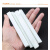 ZONYE滑石笔划线工具 石笔白色加厚方头石笔一级大号石笔加宽石笔白色 110x12x4.2mm(二盒）共36支