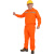 中神盾 SWS-CDS-211 夏季短袖工作服套装男女通用 反光条劳保服 橘红色 XL/175（500套及以上价格）