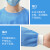 久臻 YZ011 一次性无纺布隔离衣 手术衣标准25gPP防尘净化防护服SMS 蓝色标准款100件