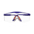 霍尼韦尔Honeywell 100100护目镜S200A系列蓝色镜腿透明镜片耐刮擦防雾眼镜W定做1付