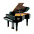 威廉森堡（WILLIAMSONBO）三角钢琴 初学考级家用教学专业演奏成人儿童通用88键钢琴 WS-152黑色