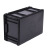 冰禹 BY-3036 黑色防静电周转箱塑料收纳箱 电子元件盒 物料盒零件盒 600*500*360无盖