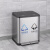 科力邦（Kelibang）不锈钢垃圾桶 脚踏方桶两分类大号带盖分类垃圾桶商场酒店户外环保可回收垃圾箱 18L KB1081