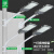 上海亚字牌LED路灯头户外防水220V超亮小区新农村电线杆挑臂道路 1米挑臂吸墙弯杆 送螺丝