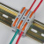 KV121导轨快速接线端子排 电线连接器UK2.5b插拔对接组合轨道端子 嘉博森 灰色10只装(KV121端子)+10cm导轨