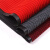 科力邦（Kelibang） 条纹复合地毯 可裁剪双条纹PVC复合防滑地垫 酒店地垫走廊防滑地毯 2*10m KB1211酒红色