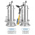 不锈钢潜水泵220V小型QDX清水泵1寸高扬程带浮球304抽水泵 QDX3-7-0.25S