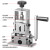 京舰 小型剥线机 拨线扒线削线机去皮神器废旧铜线电线电缆自动剥皮器 剑齿虎剥线机+共3刀片+摇杆 