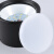 冰禹 BYZM18 LED明装筒灯 LED贴片式防雾筒灯 加厚铝材吸顶灯 黑色8寸24W 4000K