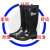 盾守 雨靴四季劳保橡胶雨鞋防水鞋 802单色高筒雨鞋 43码 单位：双