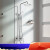 TOTO 日本卫浴浴室花洒套装沐浴淋浴喷头家用洗澡神器 36510-122/1B B-1银色