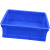 工孚 周转箱 可堆式储物零件物流整理 全新料蓝色 750*560*400mm 单位：个