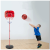 优凡优品 悬挂式篮球架篮筐室内家用户外儿童篮球框投篮架宝宝玩具升降 升降金属框2米高+1球+1气筒