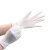 尚和手套（SHOWA）一次性丁腈手套无粉防滑麻指加厚防水耐油实验检查 白色884/L/100只