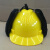锐麻  冬季ABS棉安全帽防寒棉帽 黄色PE安全帽+棉内衬 