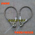 镀锌钢绳索具/钢丝绳加套环吊具压制镀锌钢丝绳吊具12MM*1米-11米 12mm4米