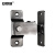 安赛瑞 304不锈钢推拉门锁扣 移门门栓直角搭扣 大号黑色 5D00601