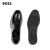 BOSS【礼物】  男士经典松紧鞋带皮革德比鞋 001-黑色 EU:6.5