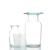 安达通 毛玻璃片 单双面磨砂毛玻片集气瓶用玻片实验器材 10cm双面磨砂毛玻璃10片 