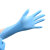 尚和手套（SHOWA）一次性丁腈手套无粉防滑麻指加厚防水耐油实验检查 蓝色881/L/100只