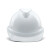 正远 安全帽工地 新国标ABS建筑工程领导监理电力施工V型防砸透气安全头盔 V型透气白色 按键式 