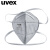 uvex优唯斯 8721220 1220折叠防尘KN95活性炭除异味口罩定做 1盒(30个)
