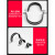 须特（XUTE）φ8mm（5只）304不锈钢钢管卡扣夹 U型带连胶条骑马卡 固定电缆喉箍锁 紧抱箍管夹