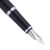 毕加索（pimio） 钢笔财务笔特细0.38mm笔尖私人订制激光刻字 企业定制 骑士系列709 亮黑银夹钢笔0.38mm