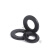 ONEVAN黑色不锈钢平垫片垫圈华司发黑垫片 M5(100个)