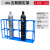 实验室气瓶架固定气瓶支架摆放架落地架钢瓶支架固定器 蓝40L五瓶架_标准款
