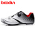 boodun Boodun博顿 公路锁鞋 专业透气旋钮系带公路自行车锁鞋 骑行鞋男 白色公路锁鞋 42
