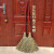 竹扫把环卫清洁硬毛扫帚手工大扫把室外马路加厚庭院竹子2把 加大高粱苗木把(2把)