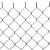 唯曼热镀锌铁丝钢丝勾花护栏网围栏菱形网格养殖果园网防护网 1.9毫米粗6厘米孔2米高30米长