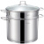 慕厨（Momscook） 不锈钢蒸锅 单层蒸锅 汤锅蒸格组合 304材质 28x20cm蒸锅(MT28ST1)