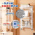 华德华美（HUADE HUAMEI）小背篓暖气片卫生间家用水暖卫浴取暖钢制背篓散热器壁挂式背篓 [重推]亮白色高800X400mm中心距