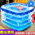 DISNEY新生婴儿游泳池家用洗澡浴缸宝宝儿童小孩充气游泳桶加厚折叠水池 精灵1.2/厘米四层基础套餐