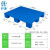 时通 塑料托盘 叉车仓库托盘平板九脚1008防潮板物流垫仓库货架垫1000*800*135全新料蓝色