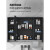 邦可臣太空铝浴室镜柜单独挂墙式带灯防雾卫生间智能化妆镜收纳储物组合 40cm 普通镜柜.